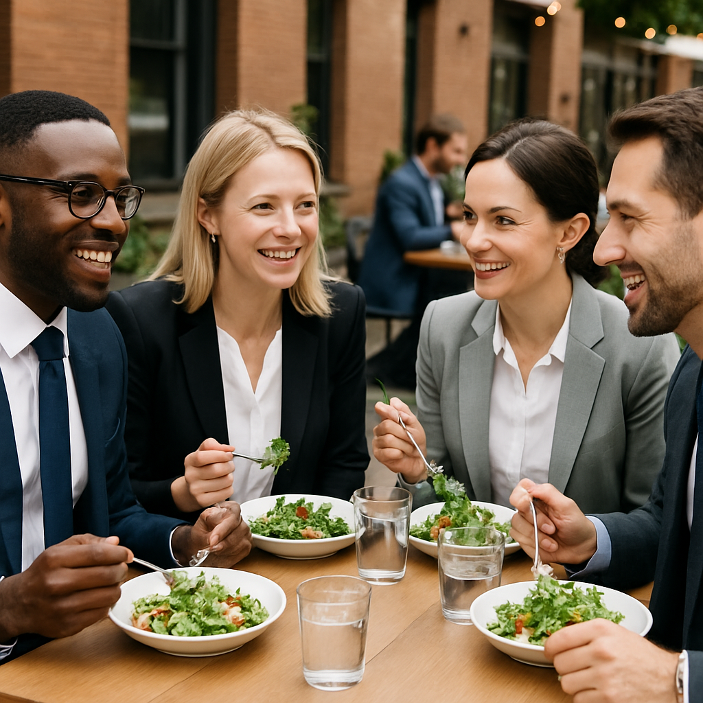 professionals at lunch-1